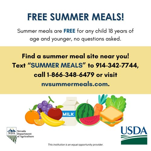 flyer with summer meals text as shown in article